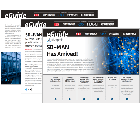 IDG eGuide SD-WAN Has Arrived